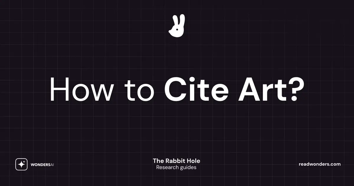 How to Cite Art (Paintings, Sculptures & Visual Works)