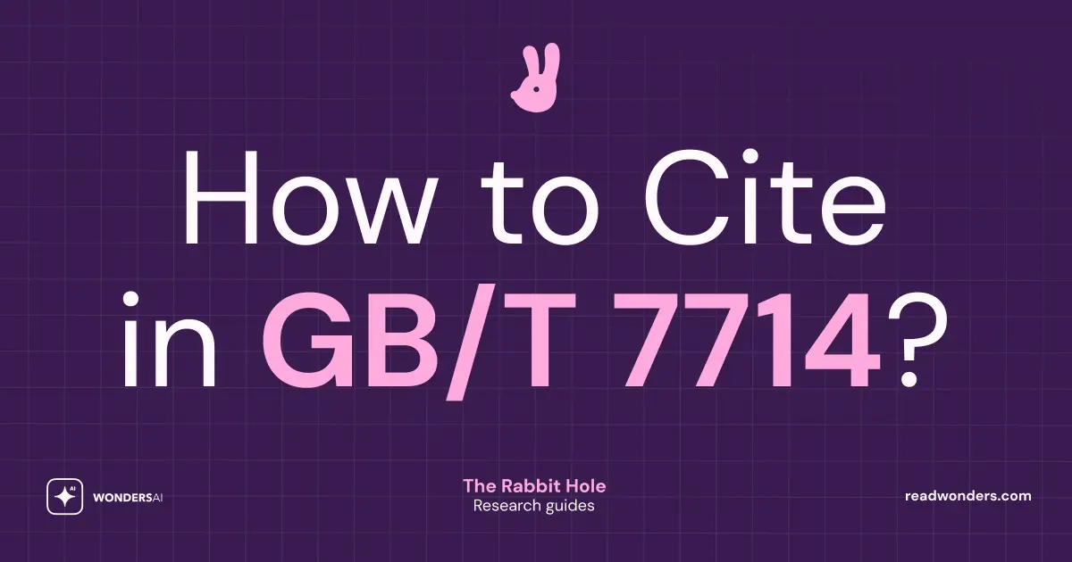 How to Cite in GB/T 7714 Style: China's National Bibliography Standard