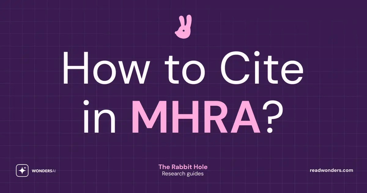How to Cite in MHRA Style: UK Humanities Citation Guide
